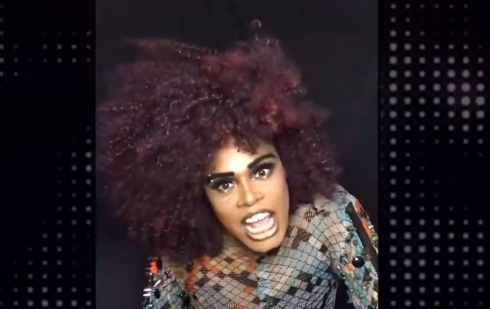 VARIOUS CITIES,  - MAY 03: In this screengrab, Dida Ritz performs during "RuPaul's Digital DragCon" presented on May 3, 2020. DragCon LA 2020 was scheduled to take place at the Los Angeles Convention Center on May 1 to May 3, but was cancelled due to COVID-19. (Photo by World of Wonder/Getty Images for World of Wonder)