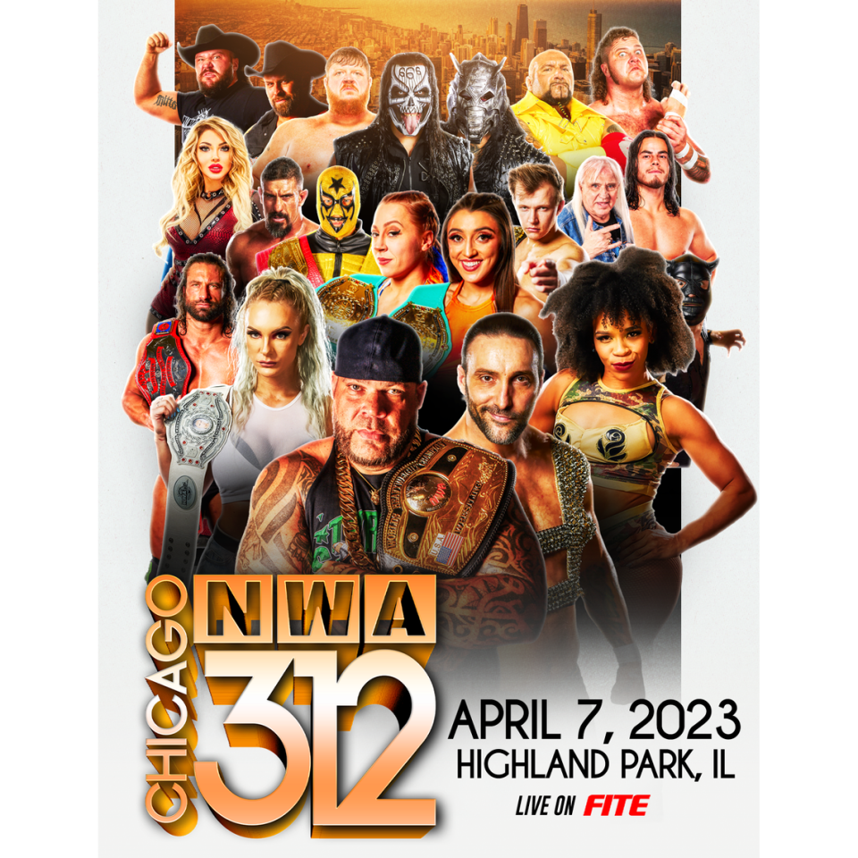 NWA 312 events April 7-9 in Chicago will raise money for the families and victims of the July 4th mass shooting via the Highland Park Community Foundation.