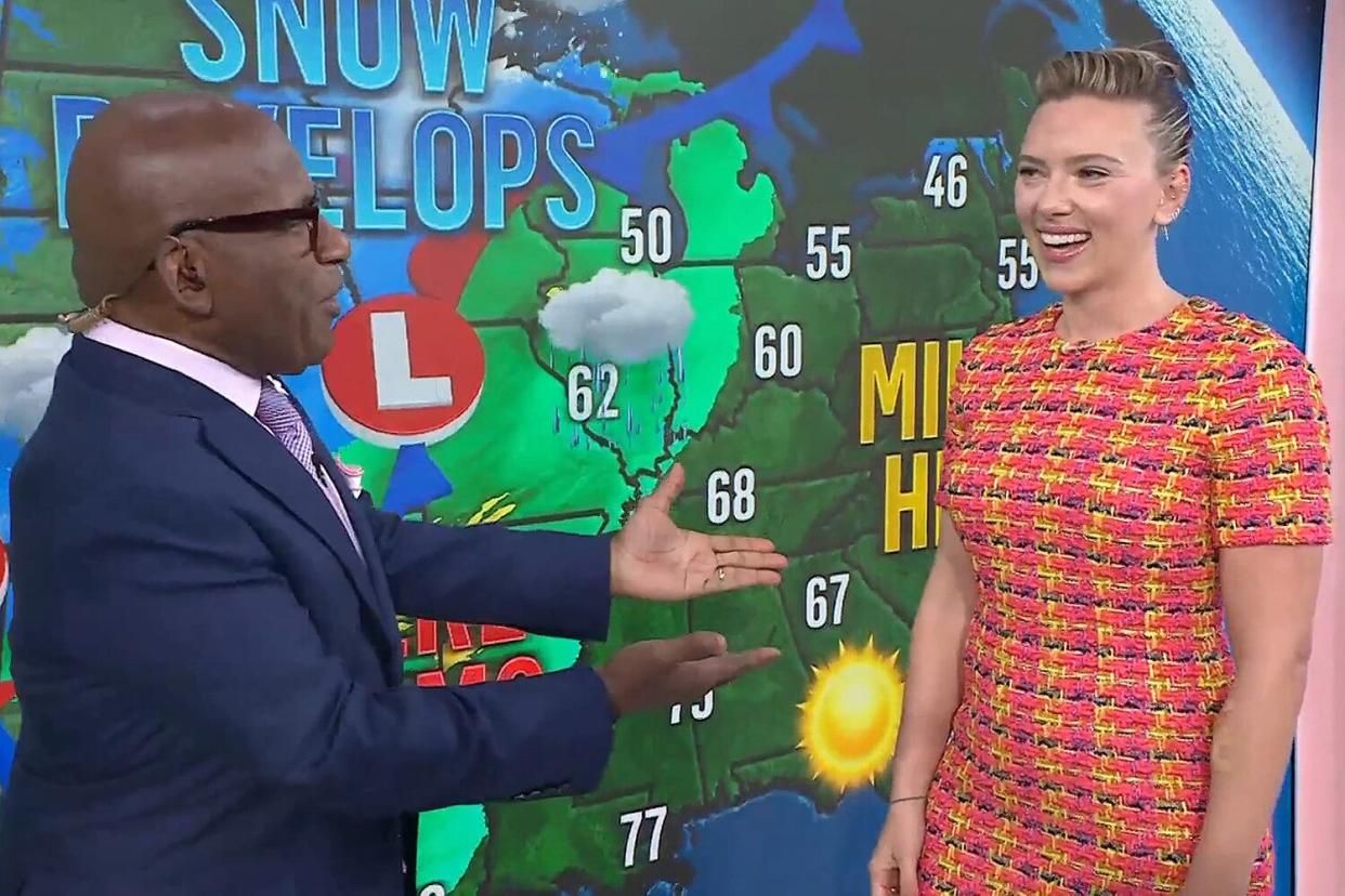 Scarlett Johansson Does the Weather Report with Al Roker on ‘Today’ Again — Watch