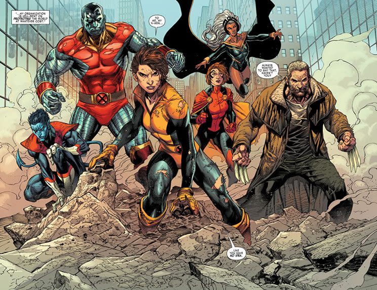 Pulled... new X-Men comic featured hidden protest references - Credit: Marvel