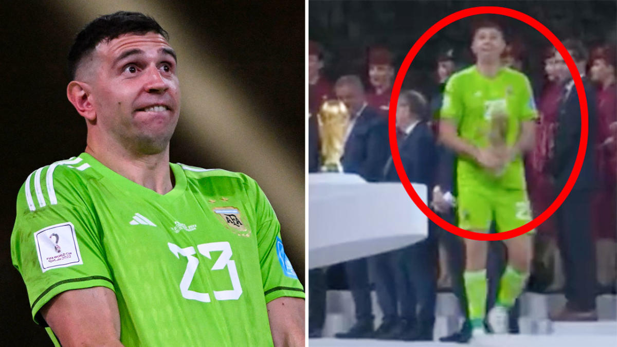 Argentina goalkeeper stuns with 'X-rated' act after World Cup final