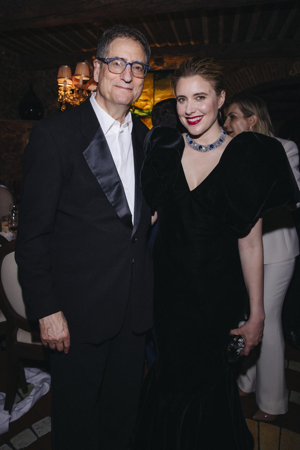 Tom Rothman and Greta Gerwig