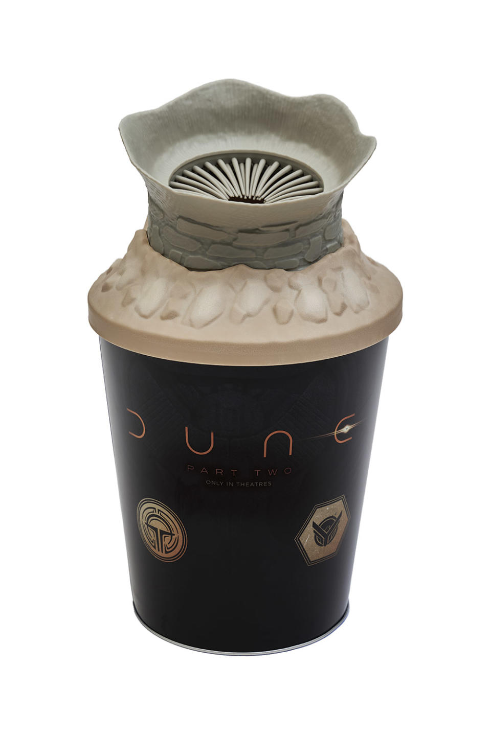 Sandworms apparently have an appetite for popcorn, judging by the vessel ($24.99 from AMC) that caused a spicy social media response and is supporting both the current reissue of Dune (2021) and the sequel’s March 1 release.
