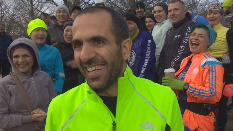 Toronto man finishes Boston Marathon after victory against Trump travel ban