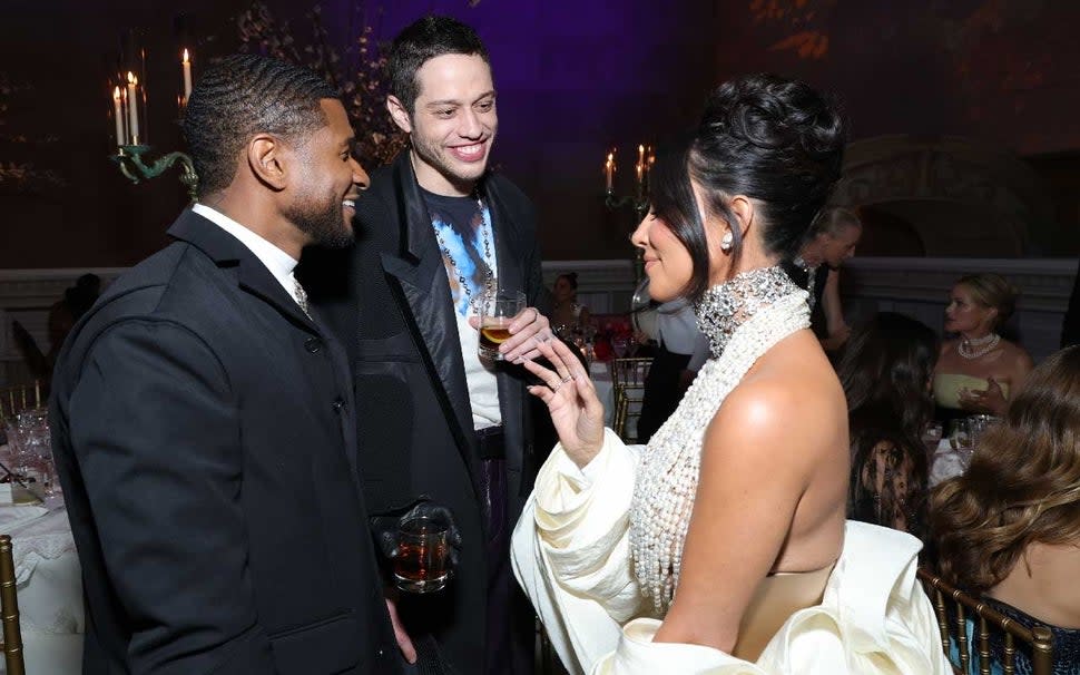 Pete Davidson and Kim Kardashian