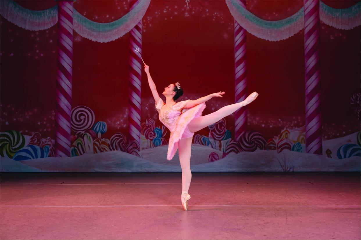 Erin Waggoner as the Sugar Plum Fairy in Alabama River Region Ballet's "The Nutcracker".