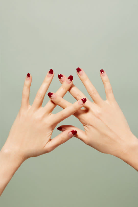 A Simple Studded Manicure