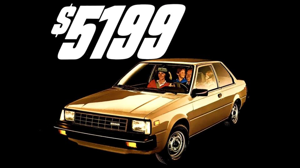 1984 nissan sentra advertisement