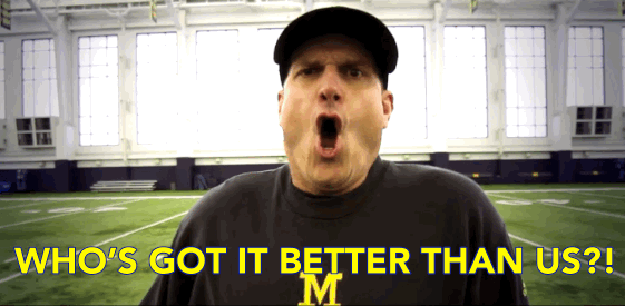 Jim Harbaugh Is Now Screaming His Face Off In Michigan Rap Videos