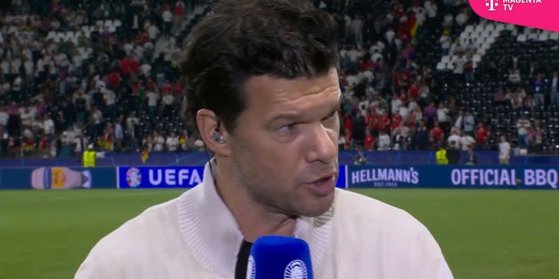 Für Michael Ballack waren Geduld und Beharrlichkeit die ausschlaggebenden Punkte für den späten Ausgleich der Nationalelf gegen die Schweiz.<span class="copyright">MagentaTV</span>