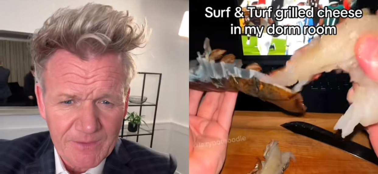 Gordan Ramsay and Lazy Pot Noodle on TikTok