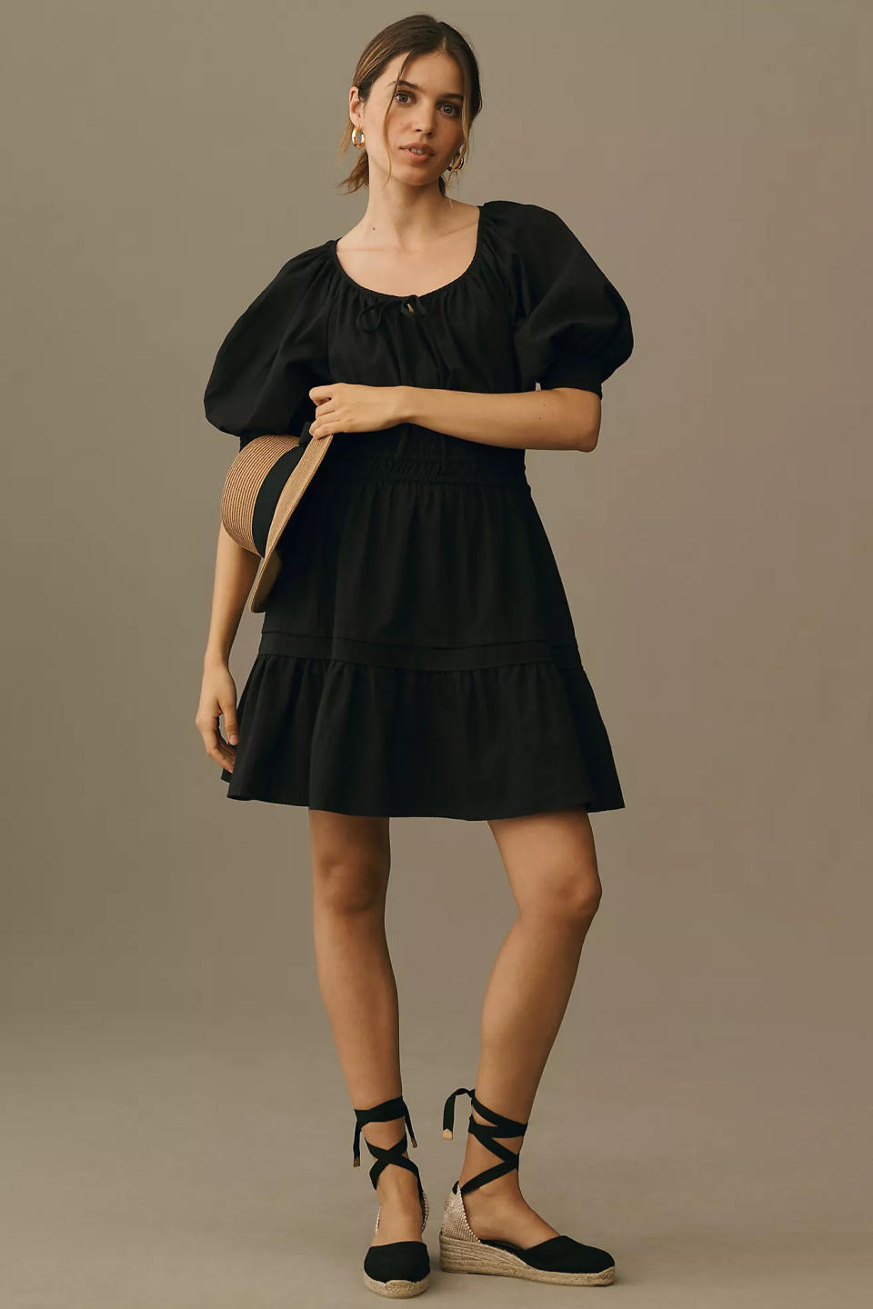 The Somerset Mini Dress: Puff-Sleeve Edition (Photo via Anthropologie)