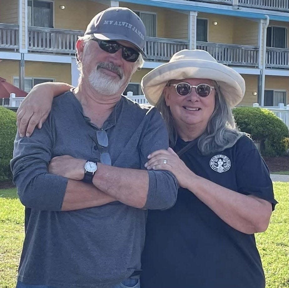 James and Jill Iverson while on America's Great Loop.