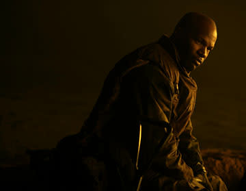 <p>Jamie Foxx as Sgt. Siek in Universal Pictures' Jarhead - 2005</p>