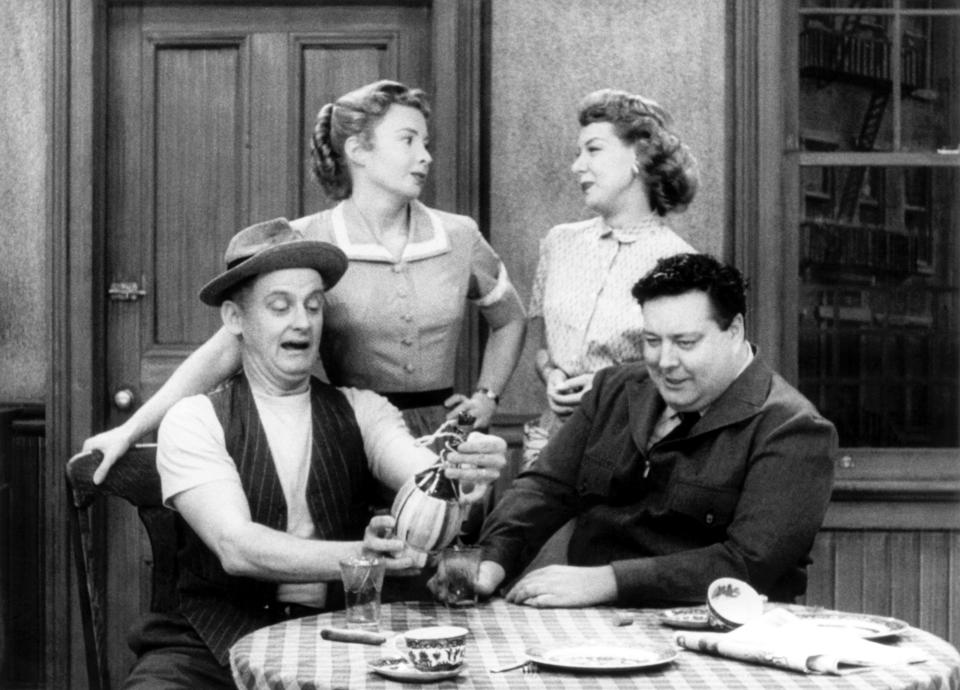 The Honeymooners inspired the Flintstones characters