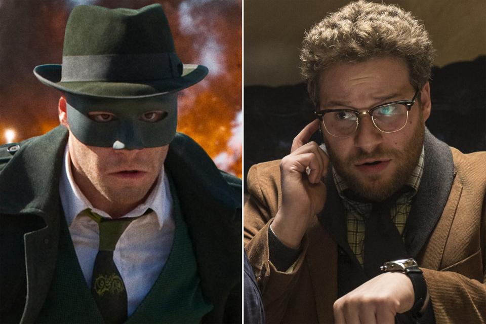 GREEN HORNET (2010) Jay Chou (left) and Seth Rogen; Dave (James Franco) and Aaron (Seth Rogen) in Columbia Pictures' THE INTERVIEW..