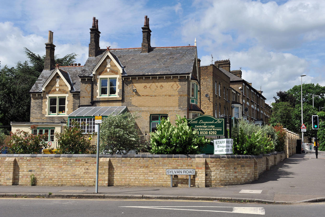 The victim worked at Little Diamonds nursery on Hermon Hill, although the attack happened further along the roa: Nick Ansell/PA