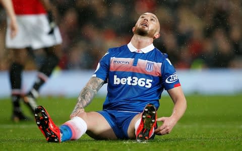 Stoke City's Stephen Ireland reacts after a missed chance  - Credit: REUTERS/Andrew Yates