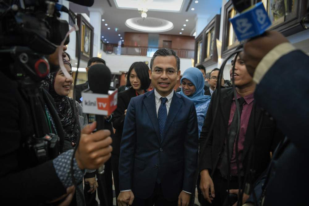 Fahmi told reporters that the party did not have official information about the meeting. ― Picture by Hari Anggara