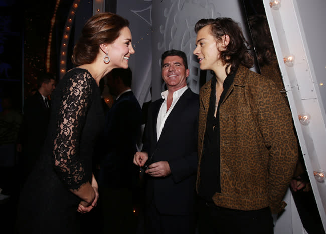 Duchess Kate meets Harry Styles