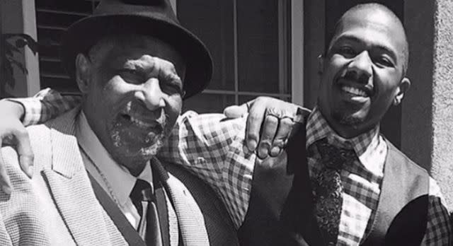 <p>Nick Cannon Instagram</p> Nick Cannon and his father James Cannon.