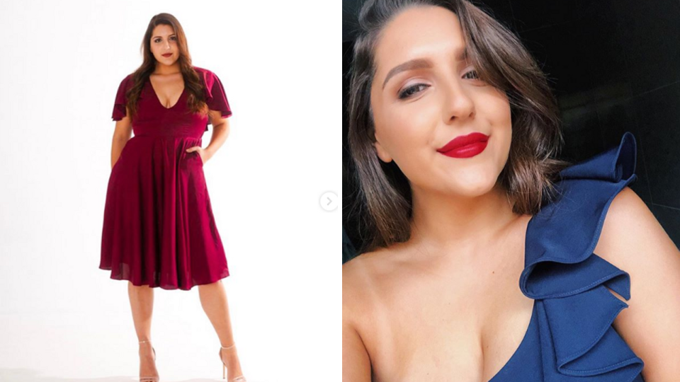 Adelaide woman Alexia Frangos started a curvy clothing-hire business. Here's how. Source: Supplied