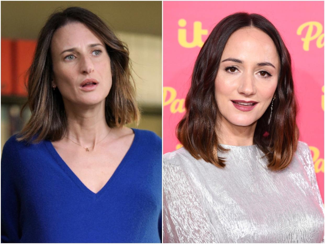 <p>Lydia Leonard (left) will star in a role inspired by Camille Cottin’s Andréa Martel</p> (Netflix/Getty)