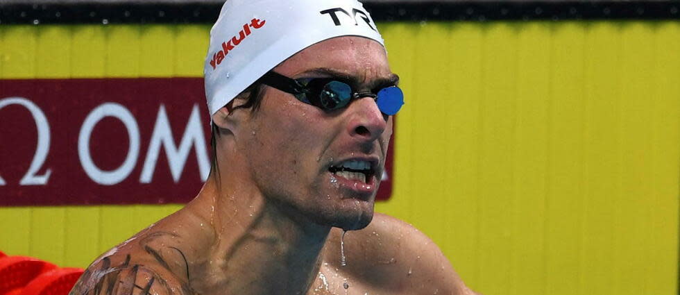 Camille Lacourt a souffert d’un burn-out après les Jeux olympiques de Londres, en 2012.  - Credit:FRANCOIS XAVIER MARIT / AFP