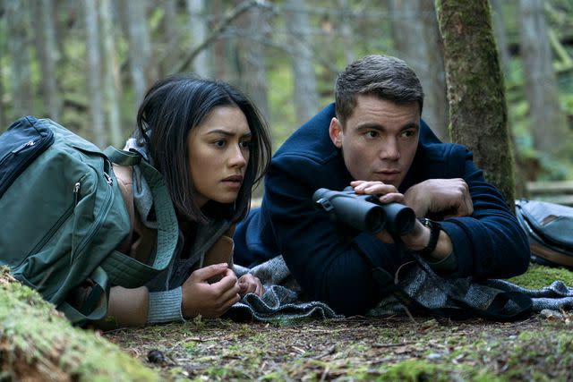 Dan Power/Netflix Luciane Buchanan and Gabriel Basso on 'The Night Agent'