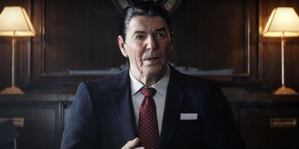 Ronald Regan: Actor, president and slayer of the undead (probably) <br> Credit: Activision