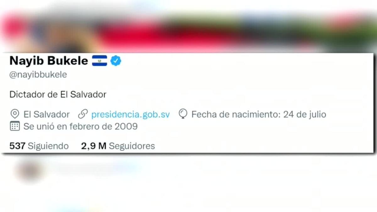 Nayib Bukele Escribe En Su Biografía De Twitter Dictador De El Salvador 6997