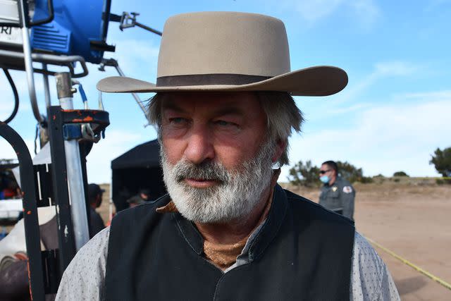 <p>Santa Fe County Sheriff's Office/ZUMA Press Wire Service/Shutterstock </p> Alec Baldwin as seen on the 'Rust' set in Santa Fe, New Mexico.