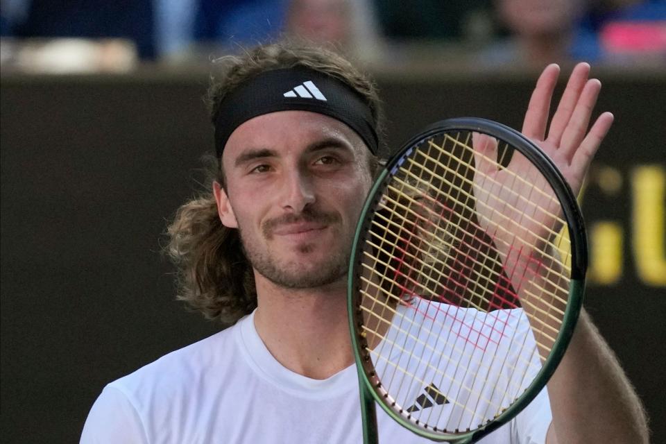 Stefanos Tsitsipas will contest a first Australian Open final (Dita Alangkara/AP) (AP)