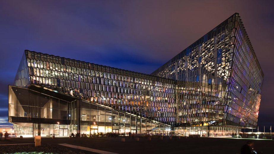 Famous buildings: Harpa Concert Hall