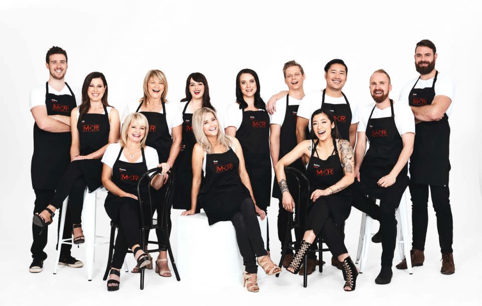 Meet the 2017 My Kitchen Rules contestants from Group One. Source: Channel Seven