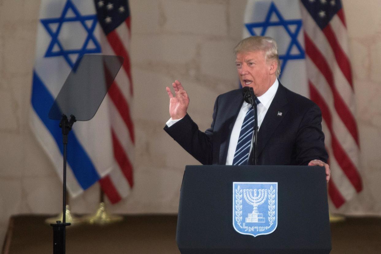 Donald Trump recognised Jerusalem as Israel's capital in early December: Getty Images