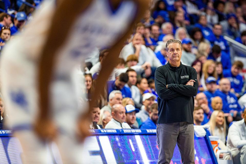 John Calipari and his Kentucky Wildcats are in the unfamiliar spot of being unranked.