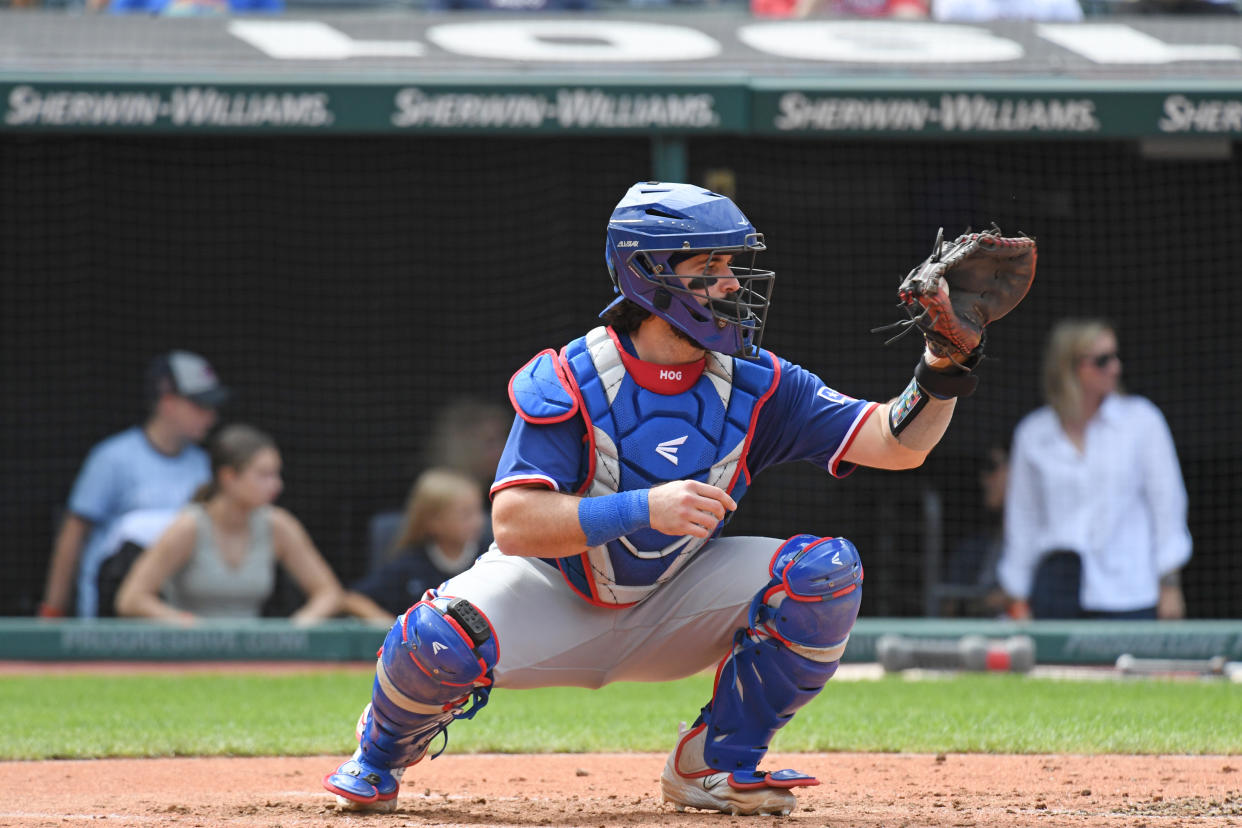 "I just need to know who this guy is when things hit the fan," Austin Hedges, now with the Guardians, said of learning his pitchers. (George Kubas/Diamond Images via Getty Images)