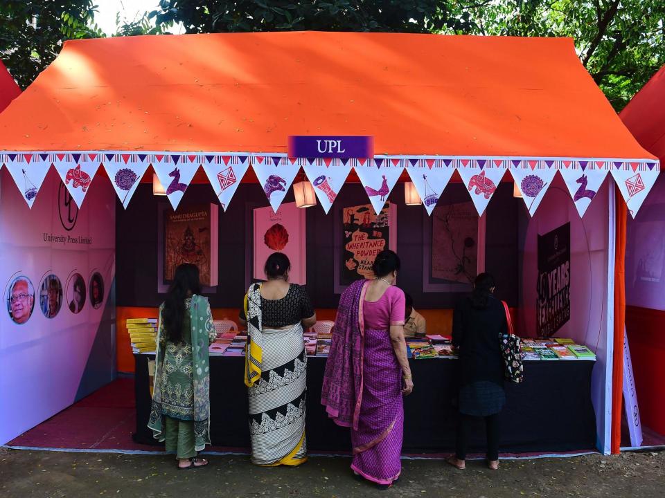 At the Dhaka Lit Fest, the ideas debated on stage have a force and relevance it is hard to imagine in the bourgeois sanctity of a Cheltenham or Hay-on-Wye: AFP/Getty Images