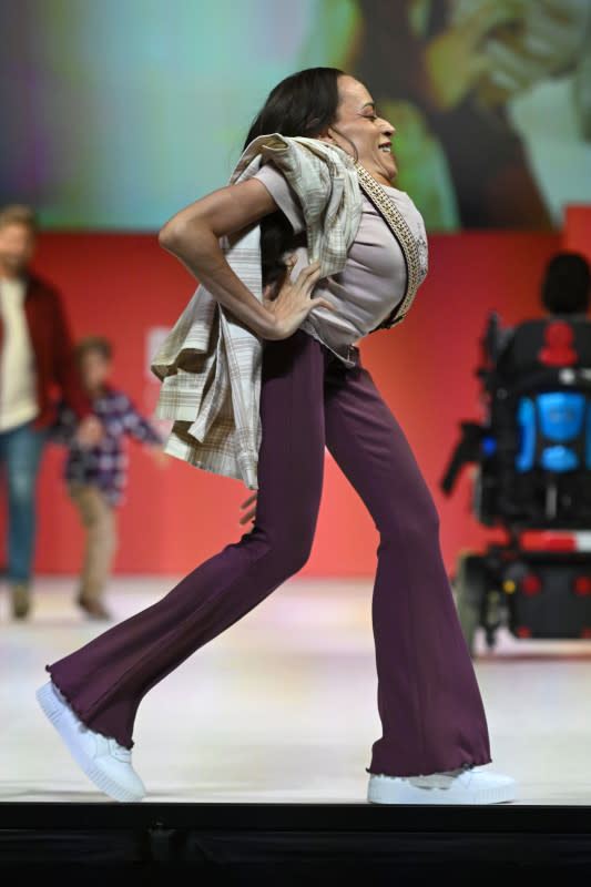 Tiffany Geigel walking in the Runway of Dreams Runway Show during New York Fashion Week.<p>Photo&colon; Noam Galai&sol;Getty Images</p>