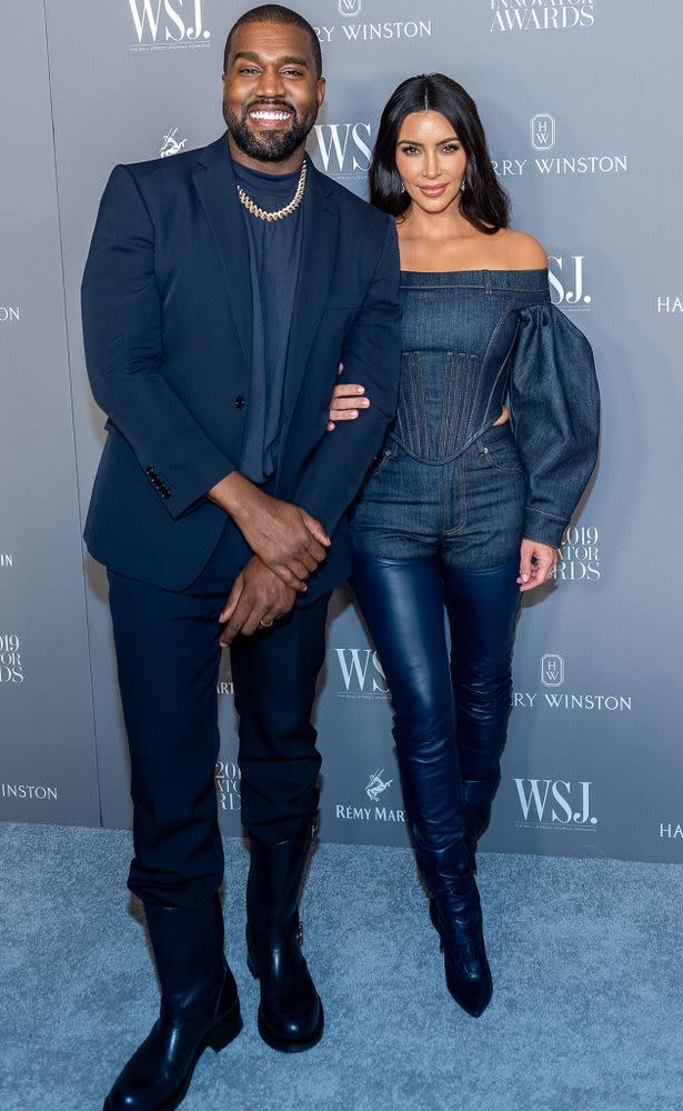 Kanye West and Kim Kardashian | Mark Sagliocco/WireImage