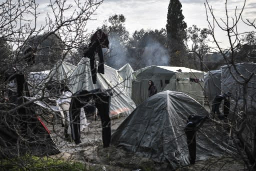 At night women often feel afraid of being attacked in the migrant camp