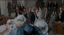 <p>It isn't typical to propose to someone while they're at the alter, but at least Tom didn't show up after Hannah said "I do" when he went to stop her wedding in Scotland. All's fair in love and war, apparently. </p>