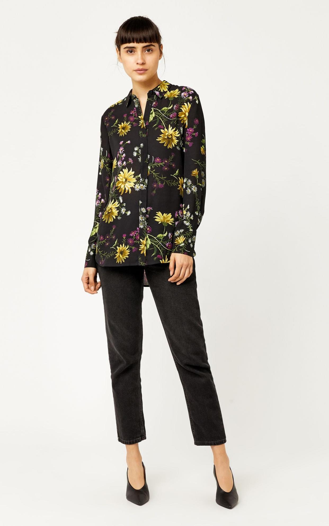 Floral blouse, £39, Warehouse 