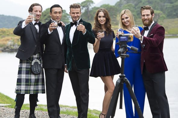 David Beckham bikes his way through the Scottish Highlands in new whisky ad