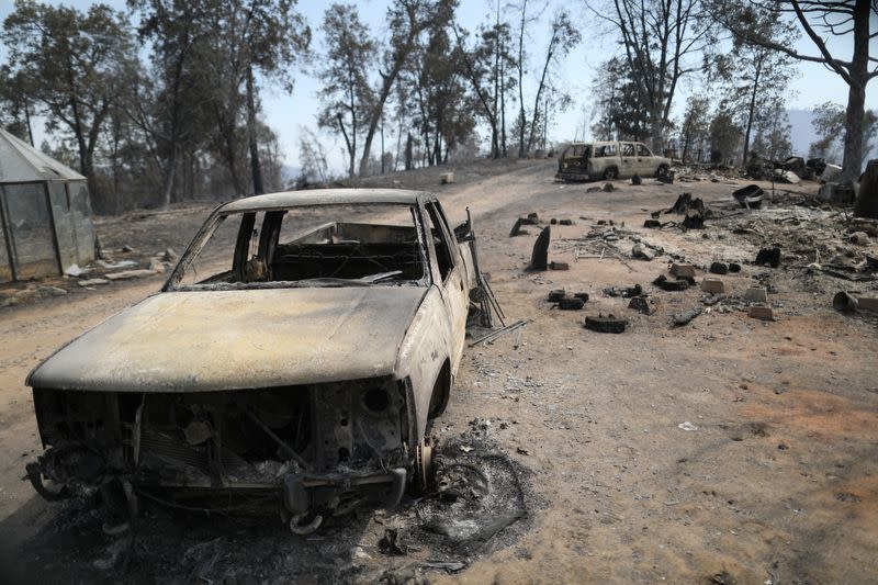 Oak Fire Burns in California