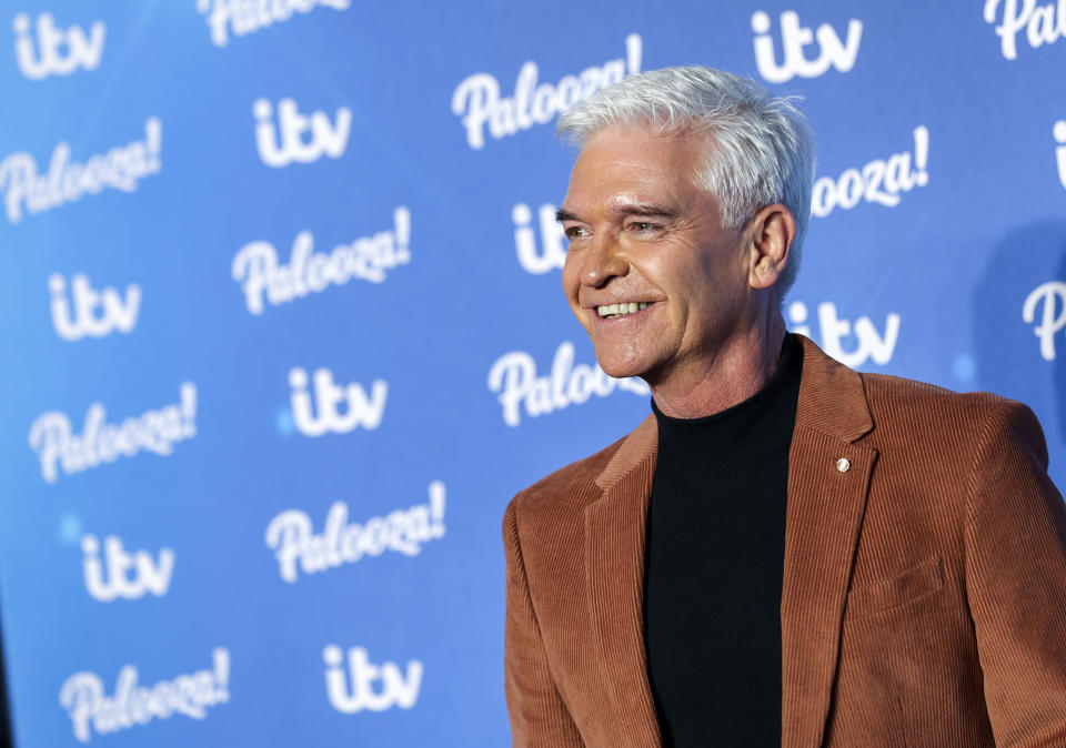 LONDON, ENGLAND - NOVEMBER 15: Phillip Schofield attends the ITV Palooza 2022 on November 15, 2022 in London, England. (Photo by Mike Marsland/WireImage)