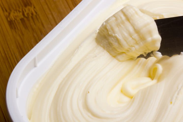 A tub of margarine. (Photo: Yahoo Canada Style)