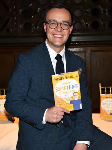 <p>Craig Barritt/Getty</p> Chasten Buttigieg at the 2023 GLSEN Respect Awards