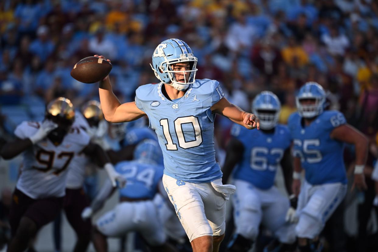 UNC football vs. Syracuse score, live updates for Tez Walker's debut